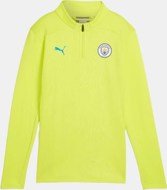 Puma Womens Puma Manchester City Fc Hybrid Top in Yellow