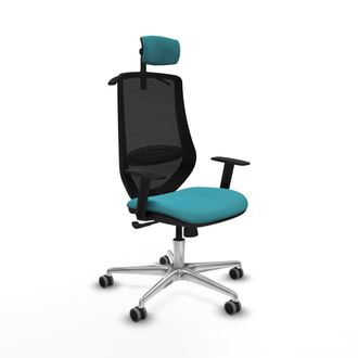 Piqueras y Crespo Piqueras Y Crespo Mardos Silla De Oficina Turquesa Ajustable