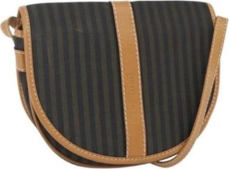 Fendi Pre-owned Canvas Cross Body Bag - Dames - Vintage Schoudertas - Bruin - ONE Size - Vintage
