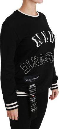 Dolce & Gabbana Black Rinascimento DGmillennials Womens Sweater