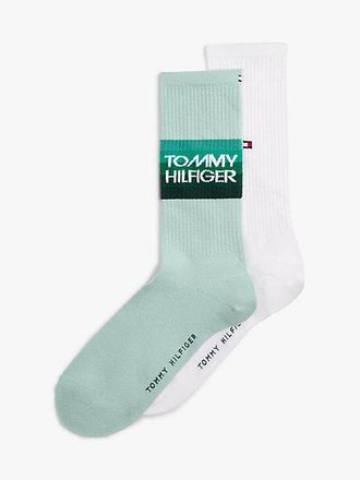 Tommy Hilfiger 2-Pack Logo Stripe Socks