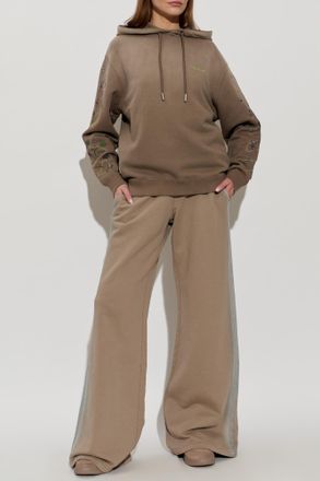 Off-white Hoodie, Womens, Brown