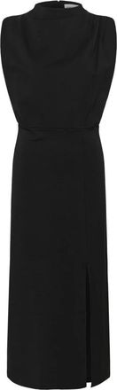 Part Two Midi Jurk - Dames - Casual kleedjes - Zwart - XS - Kleedjes