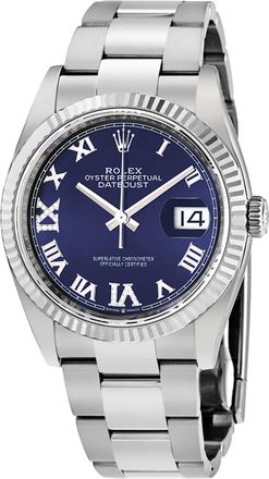 Rolex Datejust 36 Aubergine Sunburst Automatic Ladies Watch 126234-0022