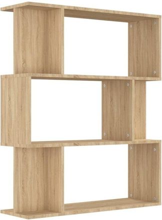 vidaXL Vidaxl - Book Cabinet/Room Divider Sonoma Oak 80x24x96 cm Engineered Wood