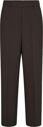 Mos Mosh MMBai Miley Pant - Dames - Straight fit broeken - Bruin - 2XL - Polyester - Broeken