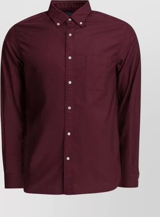 Beams Plus cotton oxford shirt