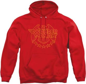 Gildan DC Comics Wonder Woman Eagle Adult Pull Over Hoodie / Hooded Sweatshirt