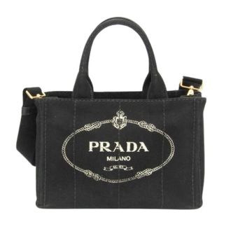 Prada Pre-owned Tote Bags, female, Black, Size: ONE SIZE Pre-owned Canvas Tote Bag