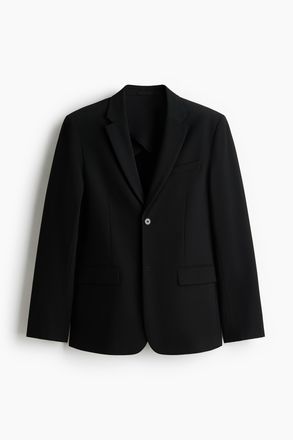 H&M Wrinkle-resistant Blazer in Slim Fit - Schwarz