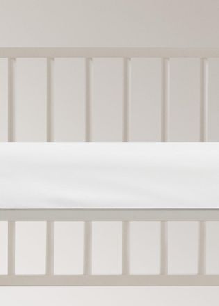 Mango Lenzuolo inferiore culla percalle di cotone celeste - Home - 60x120x15cm - MANGO HOME