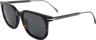 David Beckham Mens 52mm Dark Ruthenium Havana Sunglasses DB7119-S-4HU-52