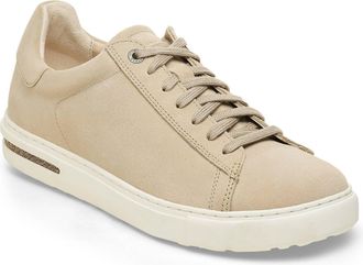Birkenstock Womens Bend Leather Sneakers In Sandcastle