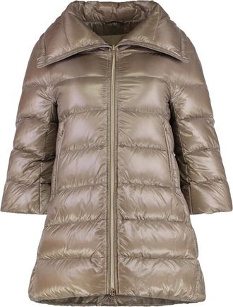 Herno Dames, Jassen, Bruin, Maat: XS Polyamide