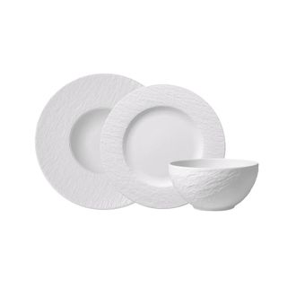 Villeroy & Boch Manufacture Rock Blanc 6 Piece Dinnerware Set for 2 in White at Nordstrom