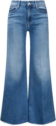 Mother Wide Jeans, female, Blue, W27, Wide Leg Jeans