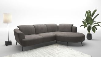 Sit&more Ecksofa &raquo;Zoe&laquo; ink.Sitztiefenverstellung, wahlweise mit Kopfteilverstellung