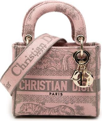 Dior Pre-owned Dior Mini Embroidered Canvas Toile De Jouy Lady D Lite Ladies NT9O18JJLU2OJ2LV