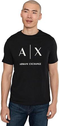 A|X Armani Exchange Cotton Jersey Ax Slim T-Shirts Mens T Shirt Black : 2XL