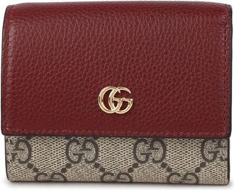 Gucci Brown Leather Bicolor Mini Wallet (Authentic Pre-Loved)