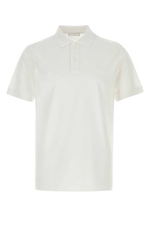Prada White Piquet Polo Shirt
