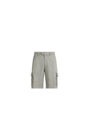 Brunello Cucinelli Gabardine Bermuda shorts in Khaki at Nordstrom, Size 56 It