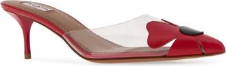 Alaia Bloom Mule - Red