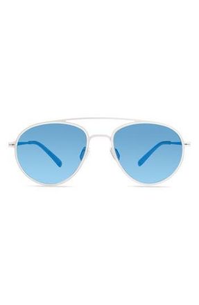 MODO Aviator Sunglasses in Crystal Blue at Nordstrom Rack