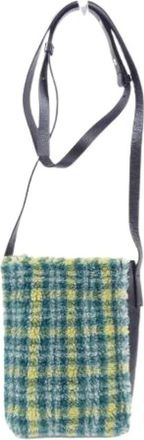 Marni Pre-owned Cross Body Bags, female, Green, Size: ONE SIZE Pre-owned Leather Shoulder Bag