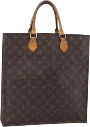 Louis Vuitton Pre-owned Vintage Canvas Tote Bag - Dames - Vintage Shopper - Bruin - ONE Size - Vintage