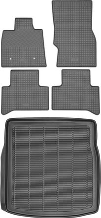 OEM Juego De Alfombrillas De Goma Para Coche Y Alfombrilla Para Maletero Del Alfa Romeo Stelvio Crossover De 2017
