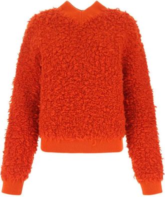 Bottega Veneta Red boucle sweater