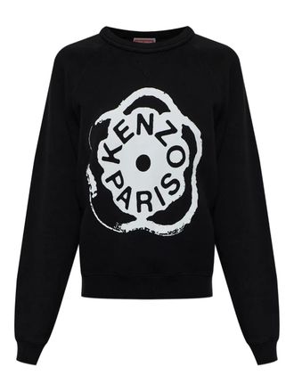 Kenzo Trui met logoprint - Zwart