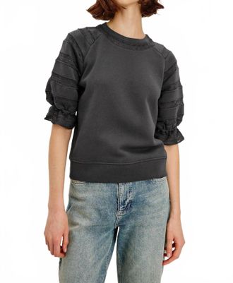 Rails Aggy Top In Washed Black