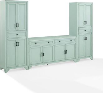 Crosley Furniture Tara 3-Piece Entertainment Center