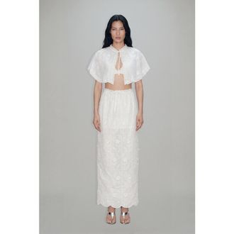 Ato&igrave;r Marjorie Bralette and Cape in Ivory at Nordstrom, Size X-Large