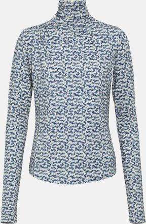 Isabel Marant Lou printed jersey turtleneck top