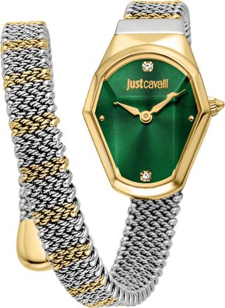 Just Cavalli Womens Snake 316L Stainless Steel Watch