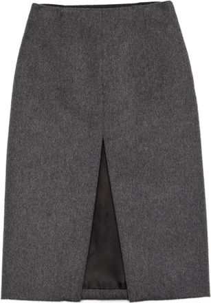 Prada Minigonna con spacco - Grigio