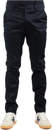 Berwich Stijlvolle Herenbroek - Heren - Slim Fit Broeken - Blauw - M - Broeken