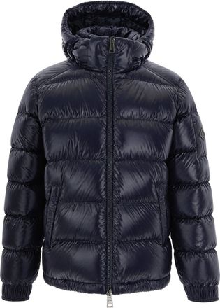 Herno Navy Glossy Goose Down Puffer Jacket