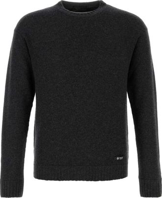 Prada Dark Grey Logo Sweaters