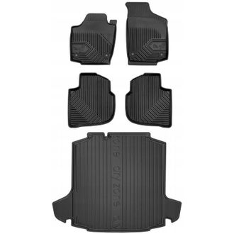 OEM Set 77 Alfombrillas Y Tapetes Skoda Rapid Sed&aacute;n 2012-2019