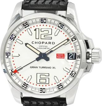 Chopard Pre-owned Mille Miglia Gran Turismo XL Roestvrij staal Automatisch - Heren - Vintage Horloges - Wit - ONE Size - Vintage
