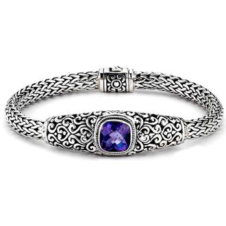 Samuel B. Green Amethyst Bracelet in Purple at Nordstrom Rack