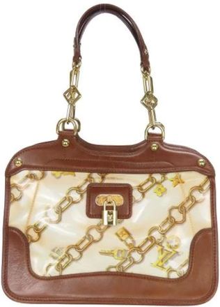 Louis Vuitton Pre-owned Handbags, female, Brown, Size: ONE SIZE Pre-owned Leather Handbag