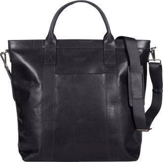 Howard London Brian Tote Bag - Heren - Shoppers - Zwart - ONE Size - Leer - Tassen