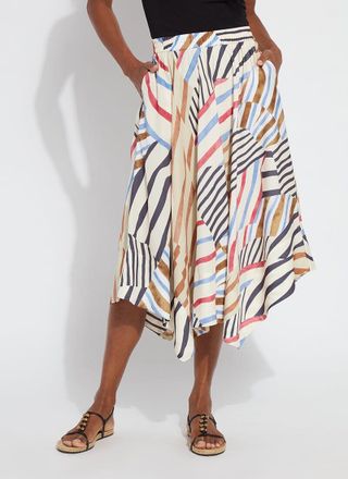 Lyss&eacute; Lorenza Midi Handkerchief Skirt