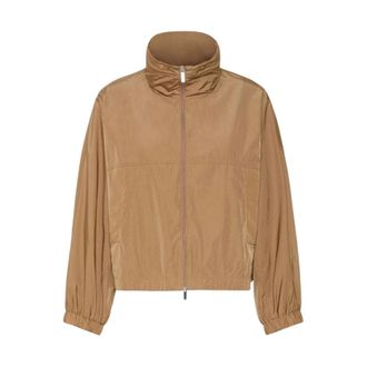 Max Mara Chaqueta Corta con Cremallera - Jackets - Mujer - Marr&oacute;n - XS