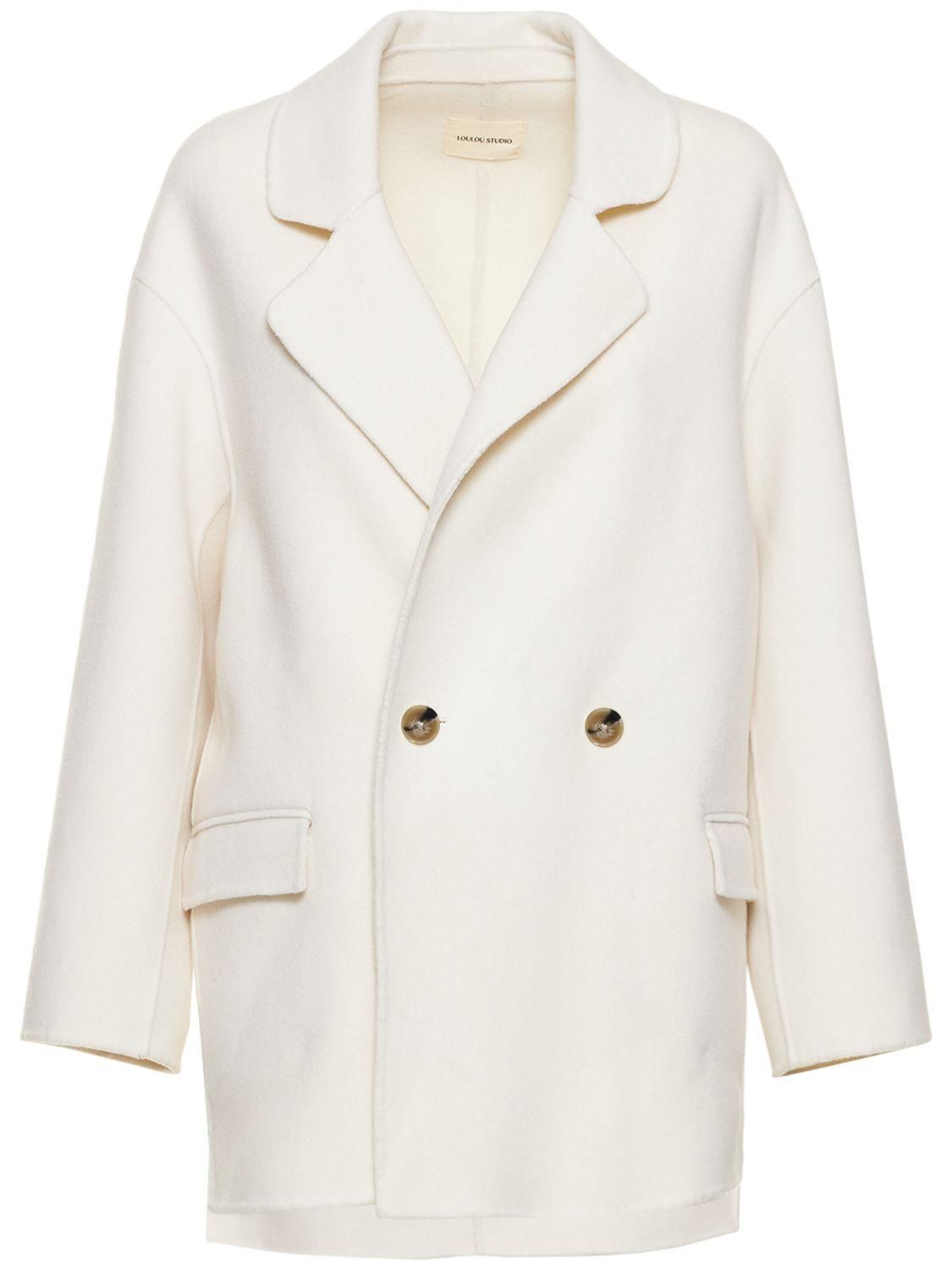 ジャケット Loulou Studio Camila jacket in burgundy wool Loulou Studio Camila Jacket - Red - 55% Off | Editorialist